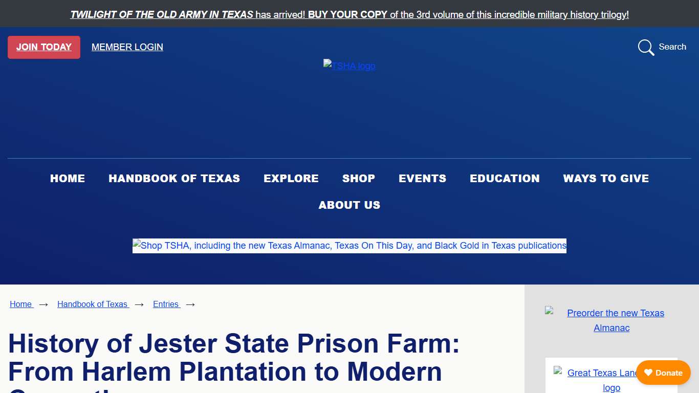 Jester State Prison Farm